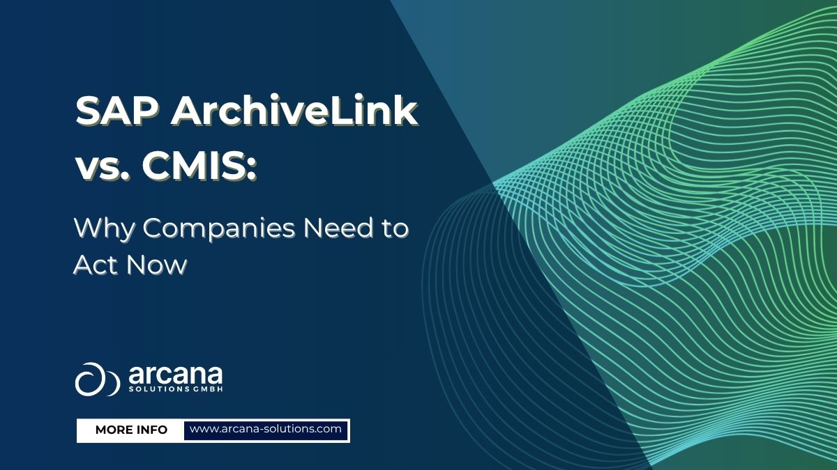 SAP ArchiveLink vs. CMIS: Why Companies Need to Act Now